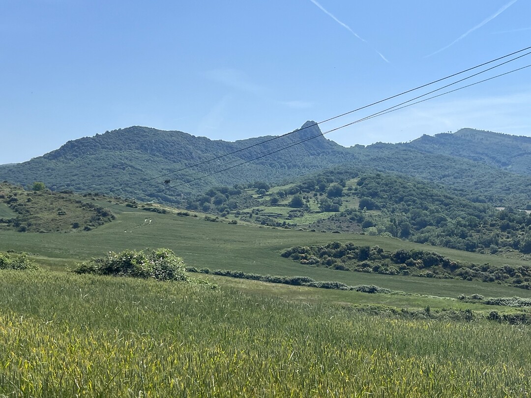 De uitlopers van de Pyreneen