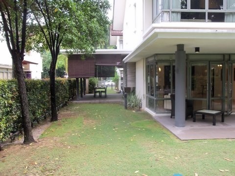 Achterkant van het huis