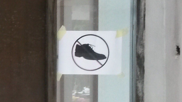 Schoenen uit
