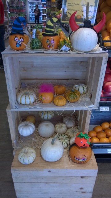 Halloween in de supermarkt
