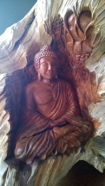 Woodcarving Boedha