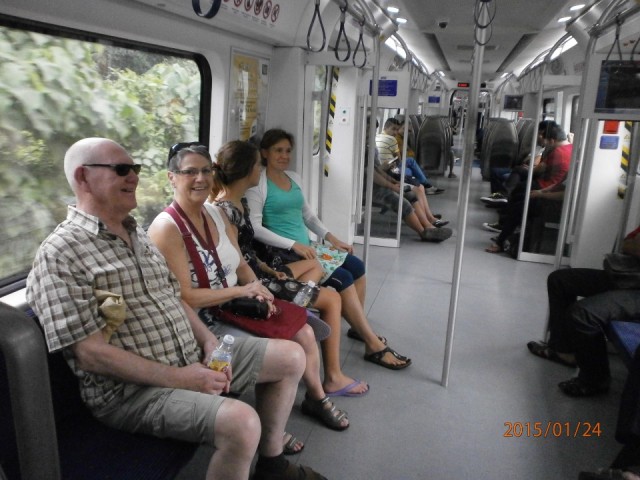 Met de trein naar KL
