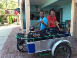 Bagage op de fiets
