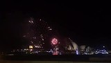 Vuurwerkshow in Sidney