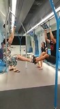 Gym in de trein