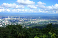 Uitzicht op Shang Mai vanaf Doi Suthep