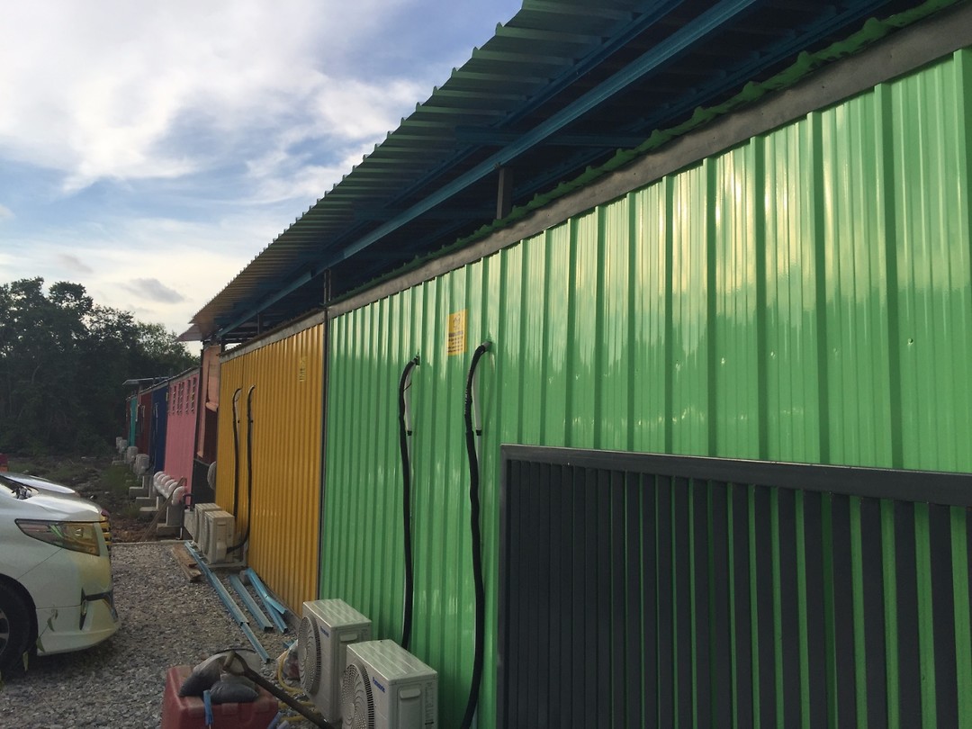 Slapen in containers