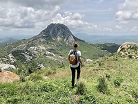 6. Uitzicht vanaf de piek op Nkhoma mountain
