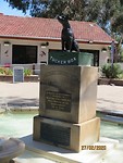 Dog on the tuckerbox