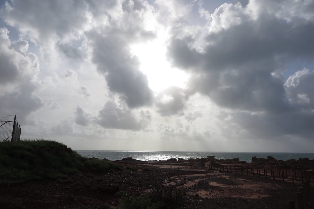 Zo mooi die zon door de wolken