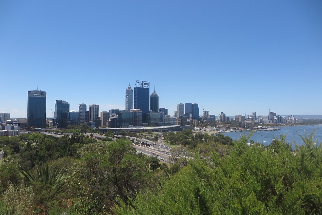 Skyline van Perth