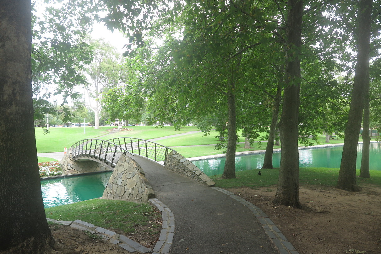 Het park in Adelaide