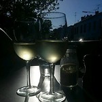 Wijntjes op het terras