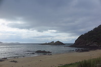 De terugweg langs de kust