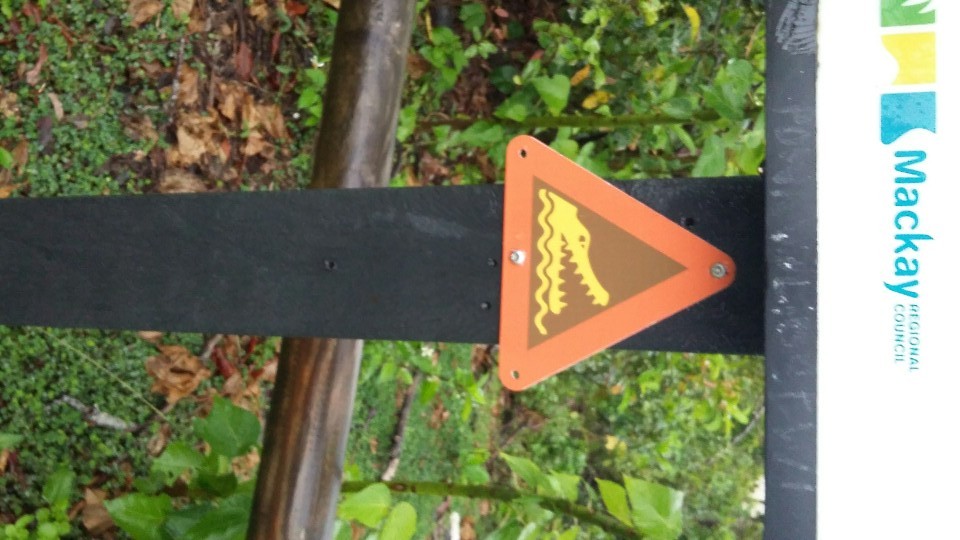 Het eerste waarachuwingsbord!