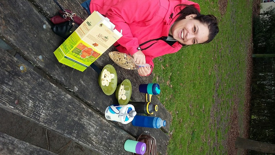 Lekker ontbijten in het park!