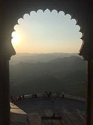 Zonsondergang Monsoon Palace