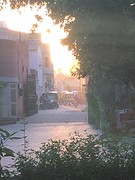 Tuin met uitzicht op straat