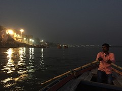 Avond tochtje over de Ganges