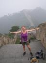 Climbing the wall!