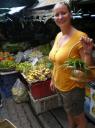 Shoppen op de markt voor kookcursus