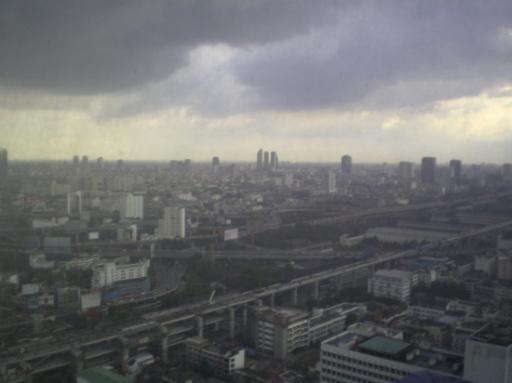 Dramatic views over Bangkok