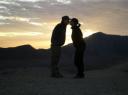 Sunset kissing op de bromo vulkaan