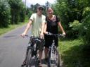 Jut en Jul op de fiets