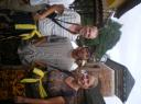 Met onze hindoe-vriend op festival