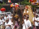 Parade die we tegen het lijf liepen in Ubud