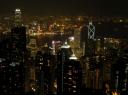 HK bij nacht vanaf de peak 3