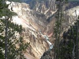 Canyon of the Yellowstone river