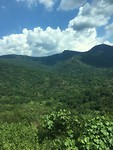Uitzicht vanuit de bus naar DaLat