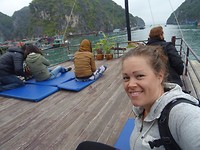 Op de boottocht in Lan Ha Bay