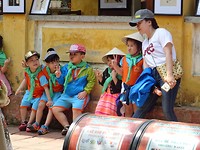 Kinderlijke toeristen