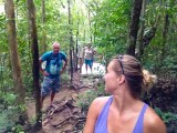 Hiking to see a dry waterfall!! Worth it! Absolutely worth it!