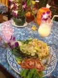 Dinner in a pineapple