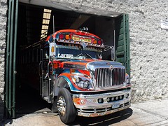 Chickenbus in Guatemala