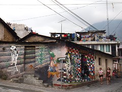 They have amazing wallpaintings all over town