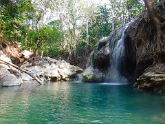 Hotspring waterfalls