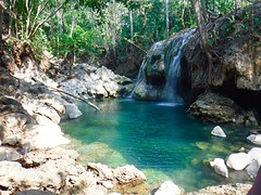 Hotspring waterfalls