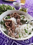 Noodlesoep als lunch in Mai Chau