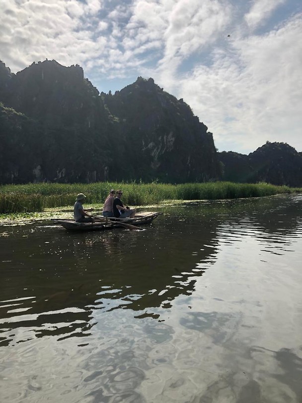 Varen in het Van Long Nature Reserve