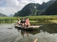 In het bootje