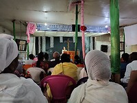 Een protestantse kerkdienst