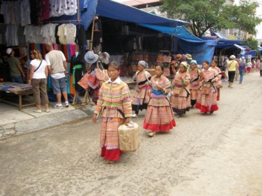 22. Bac Ha markt