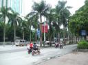 1. Straatbeeld in Nanning, grote brede wegen