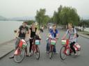 5. Onze mooie rode fietsen!