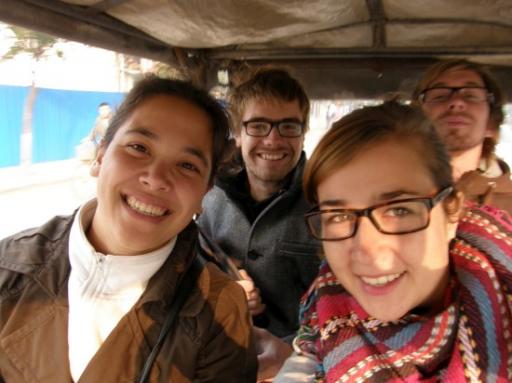 1.Manon, Anke, Mark en Martijn binnenkomst Pingyao