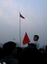 24. Het neerhalen van de vlag! Lang leve China